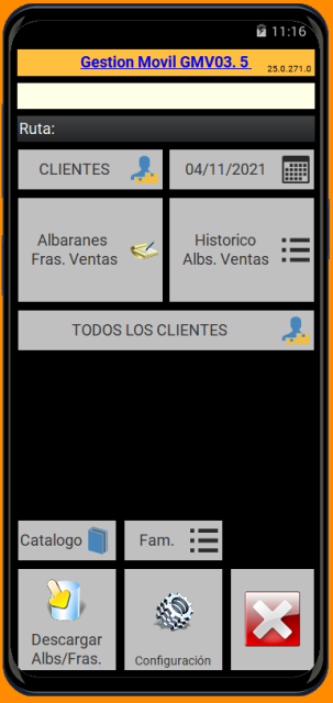Pantalla de GMV03