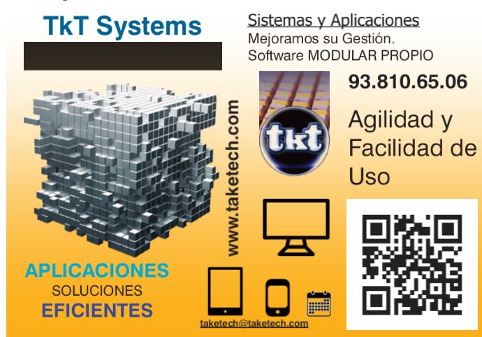 Tarjeta TAKETECH — TkT Systems, aplicaciones eficientes